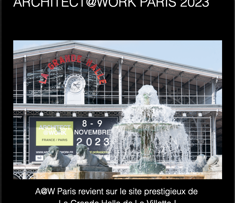 ARCHITECT#WORK PARIS 2023